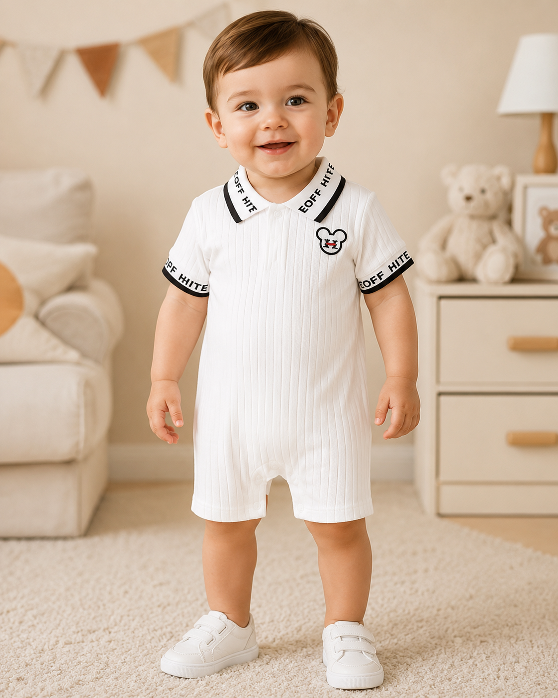 Little Gentleman Baby Romper