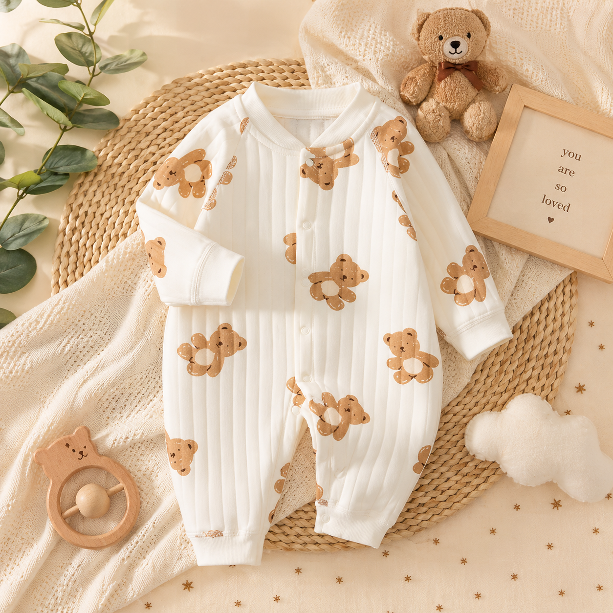 LumiBear™ Cozy Baby Romper Set