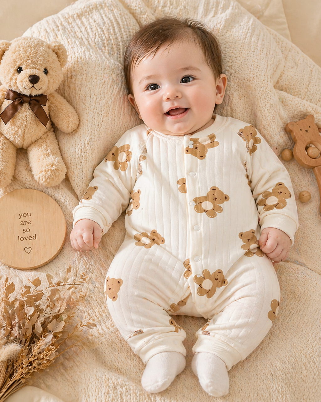 LumiBear™ Cozy Baby Romper Set