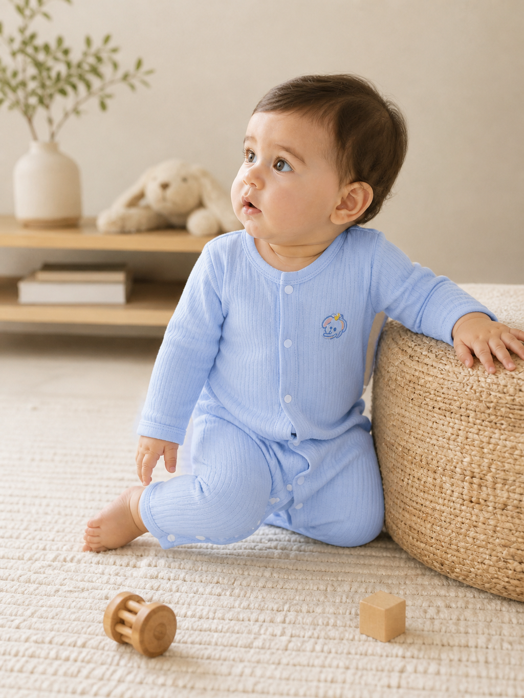Summer Baby Mesh Romper – Lightweight Long Sleeve Jumpsuit (Copia)