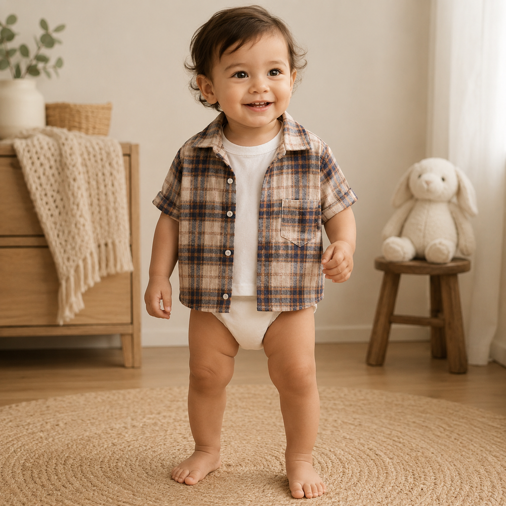 Sandstone Classic Plaid Shirt