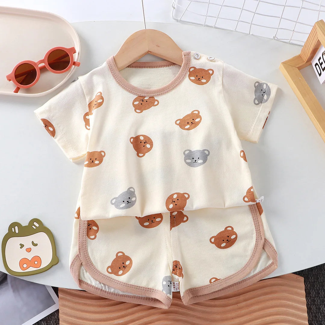 Bear Bubbles Baby Outfit