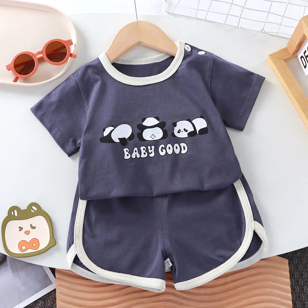 Baby Blue Panda Bear Outfit