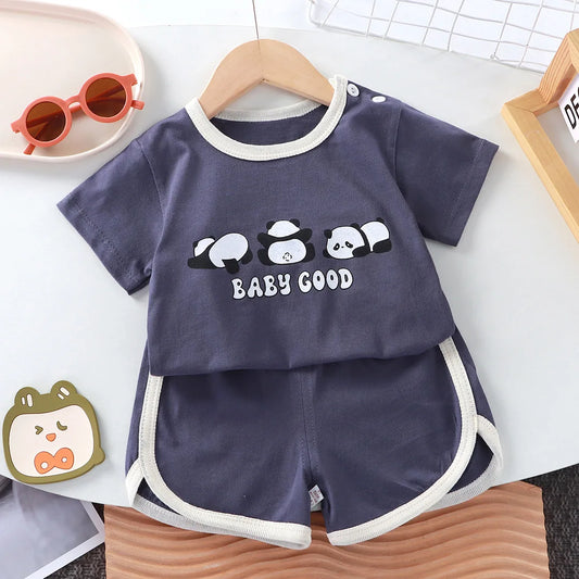 Baby Blue Panda Bear Outfit
